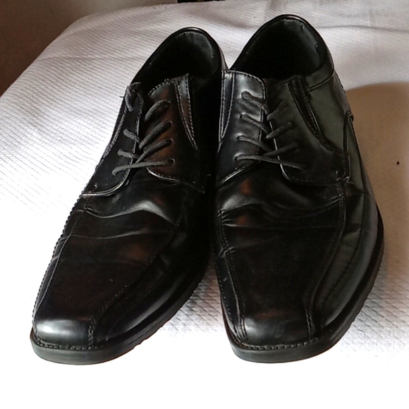 Kenneth Cole Reaction Other - Kenneth Cole Reaction Men's Sz 11 Vegan Leather Oxford,Black
